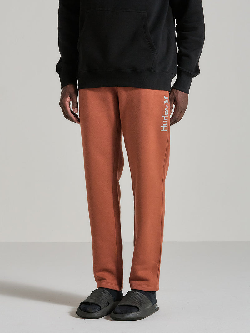 Calça Moletom Marrom Básica Hurley O&O