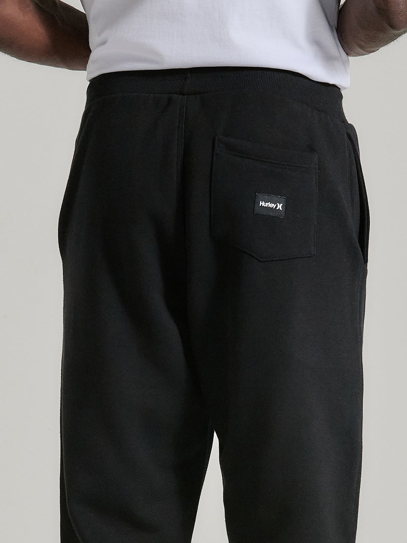 Calça Moletom Cargo Preta Hurley Retro Waves