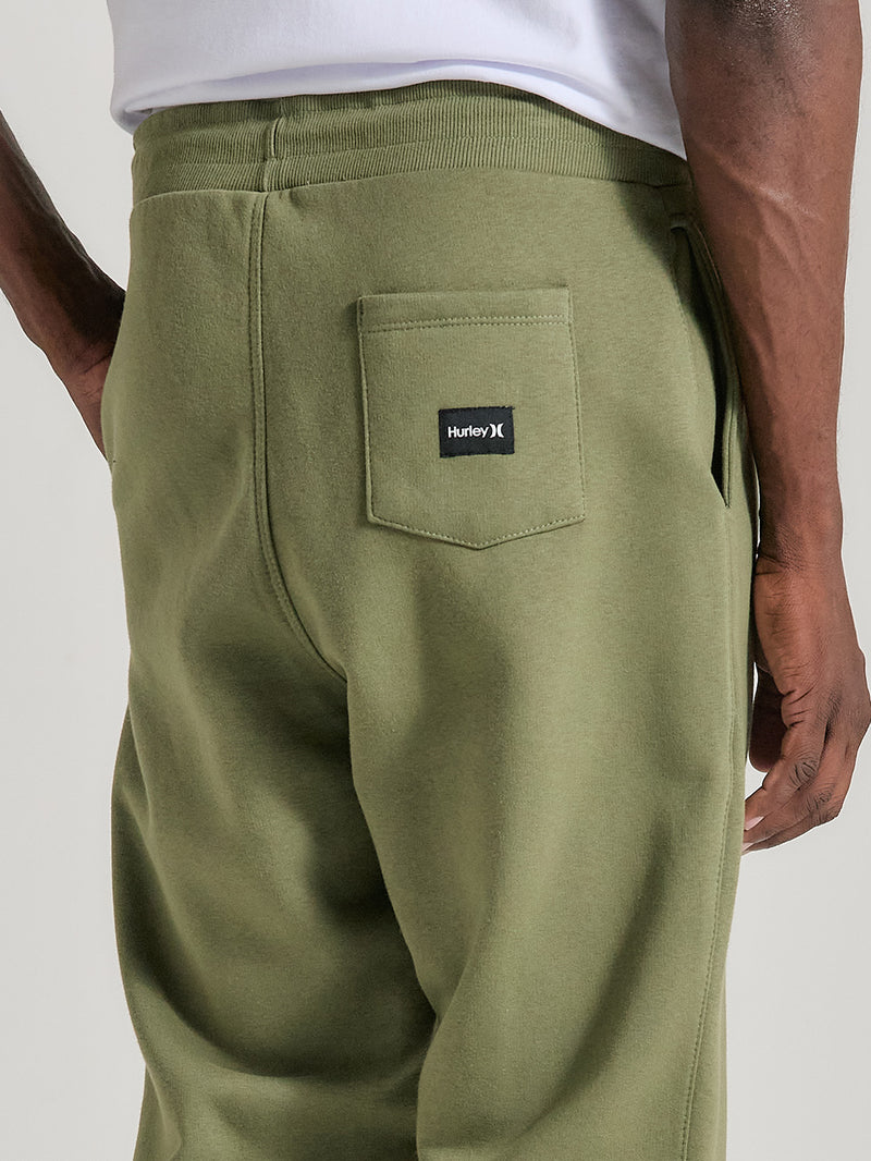Calça Moletom Cargo Verde Militar Hurley Retro Waves