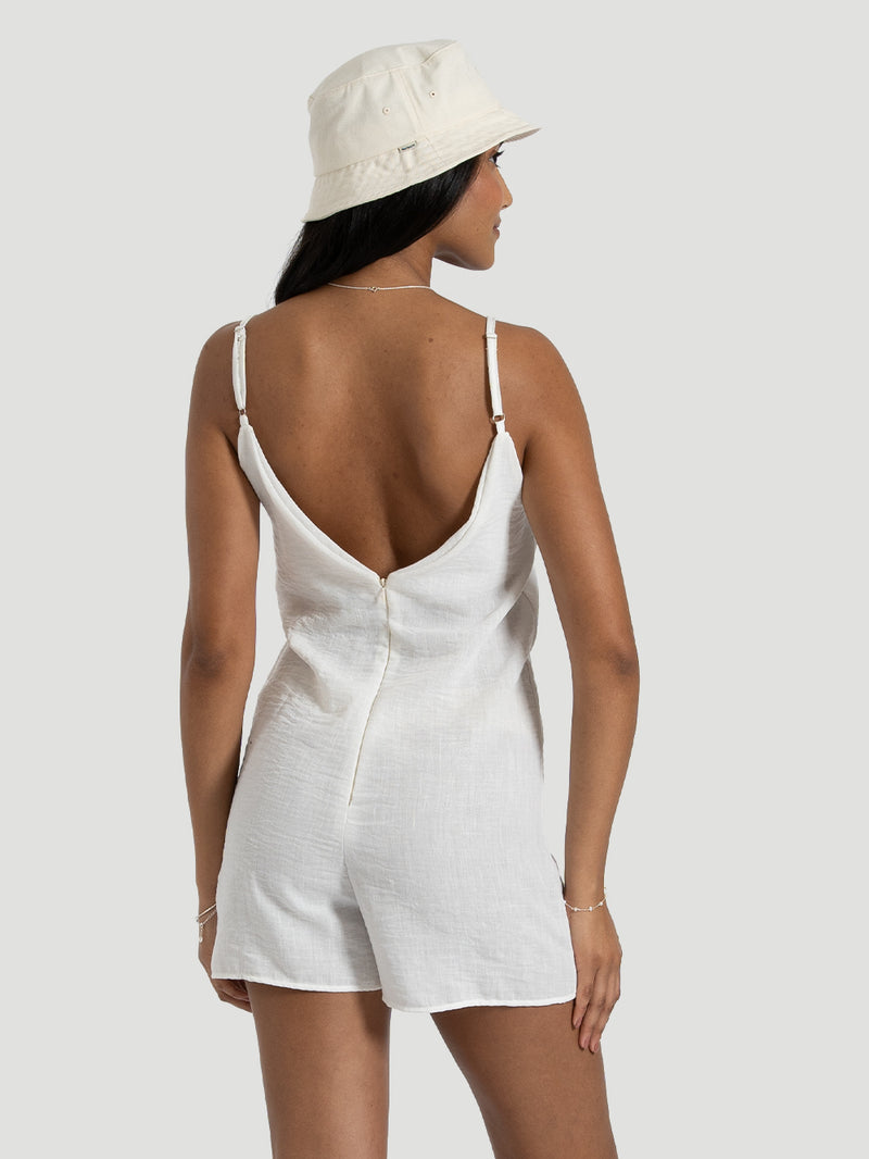Jardineira Hurley Haiti Off White