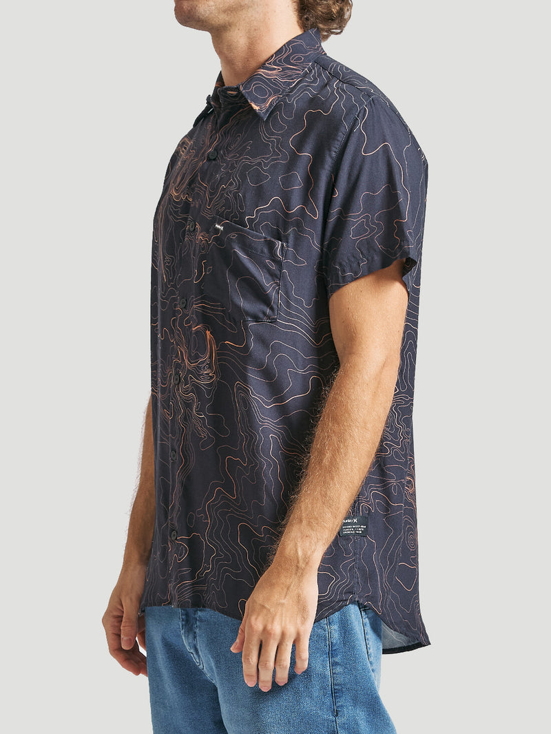 Camisa Hurley Frequency Preta