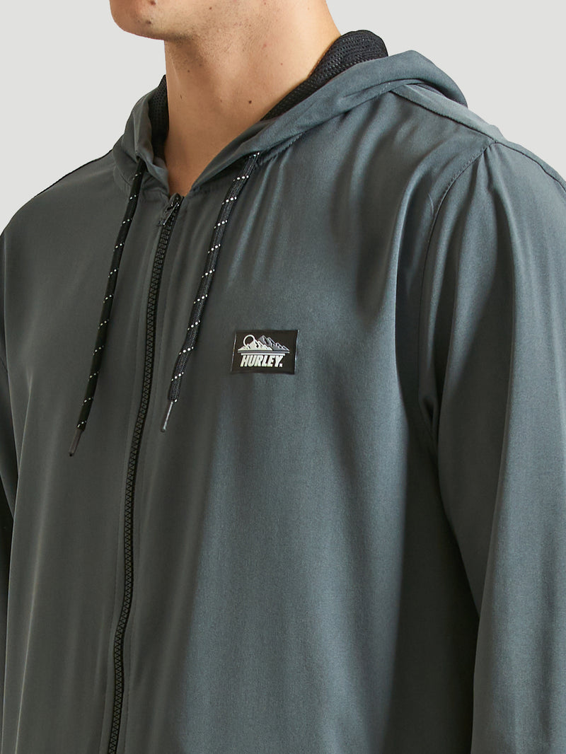 Jaqueta Hurley Mountain Cinza