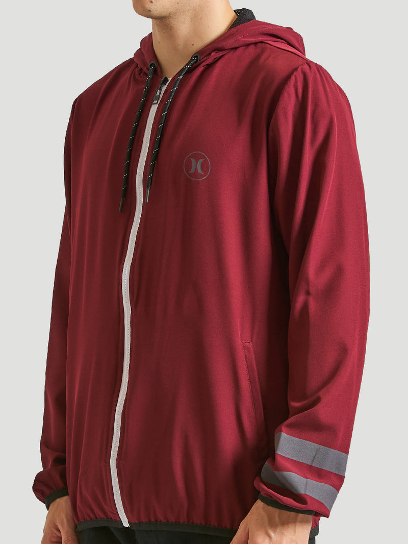 Jaqueta Hurley Block Party Vinho