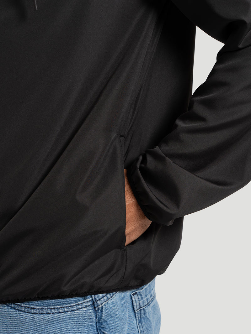 Jaqueta Corta Vento Preta Hurley Windbreaker Nine Nine
