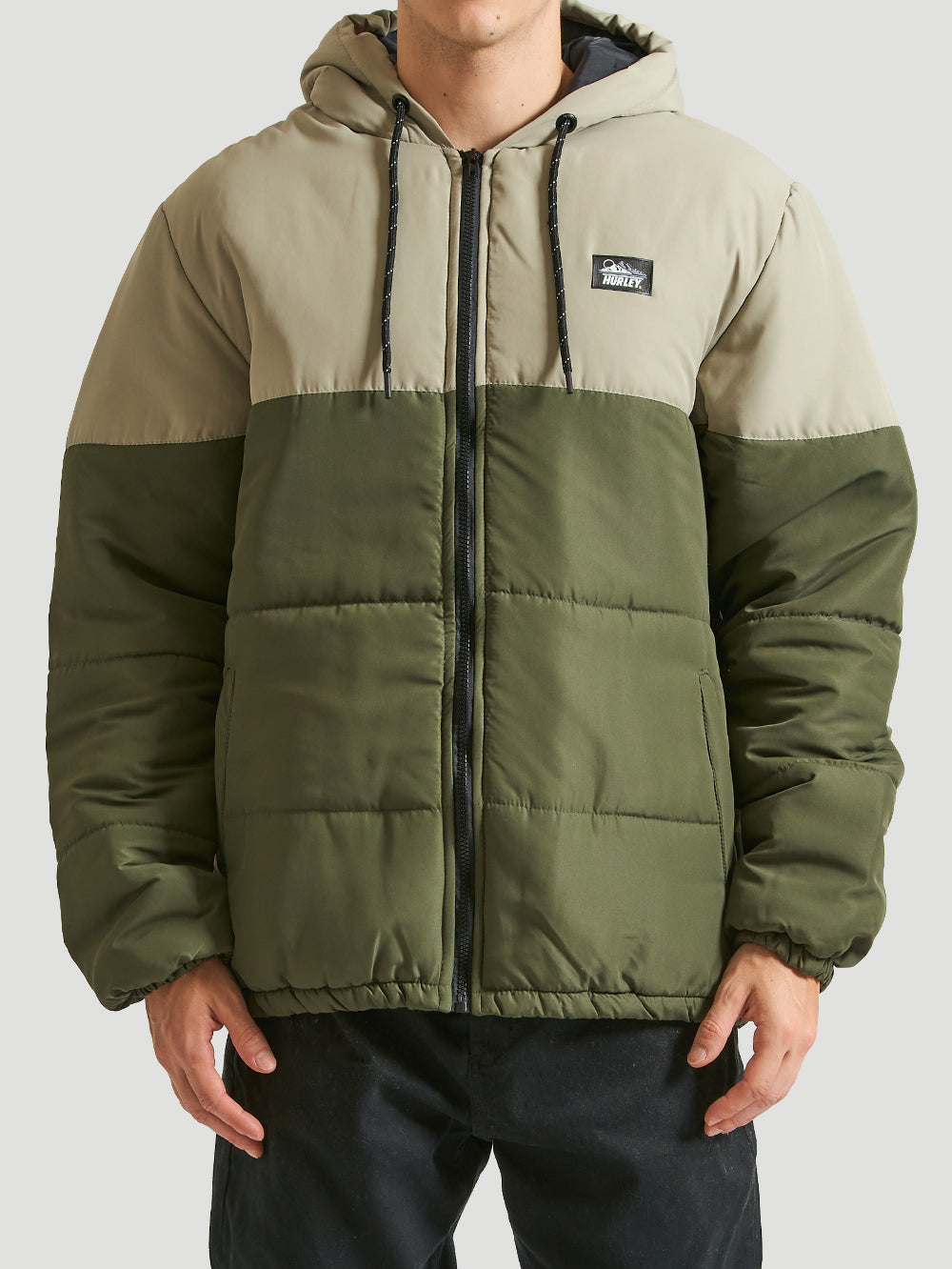 Casaco Hurley Masculino Jaqueta Hurley Verde Jacket Casaco Corta