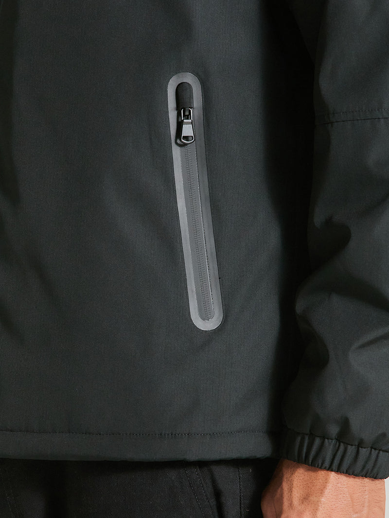 Jaqueta Pesada Com Forro Em Sherpa Preta Hurley Frost