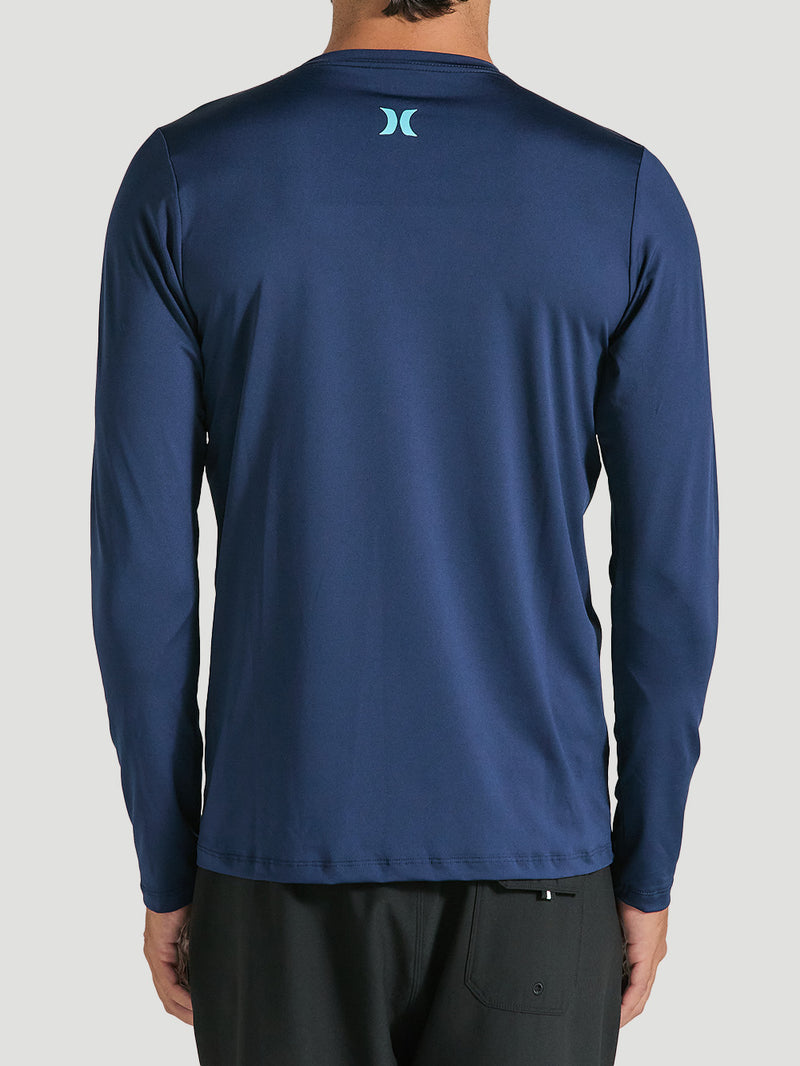 Lycra Surf Manga Longa Azul Marinho Hurley One&Only