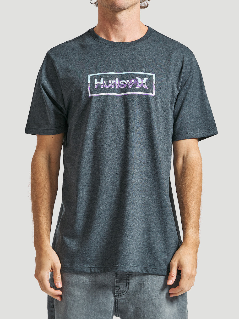 Camiseta Hurley Chrome Mescla Preto