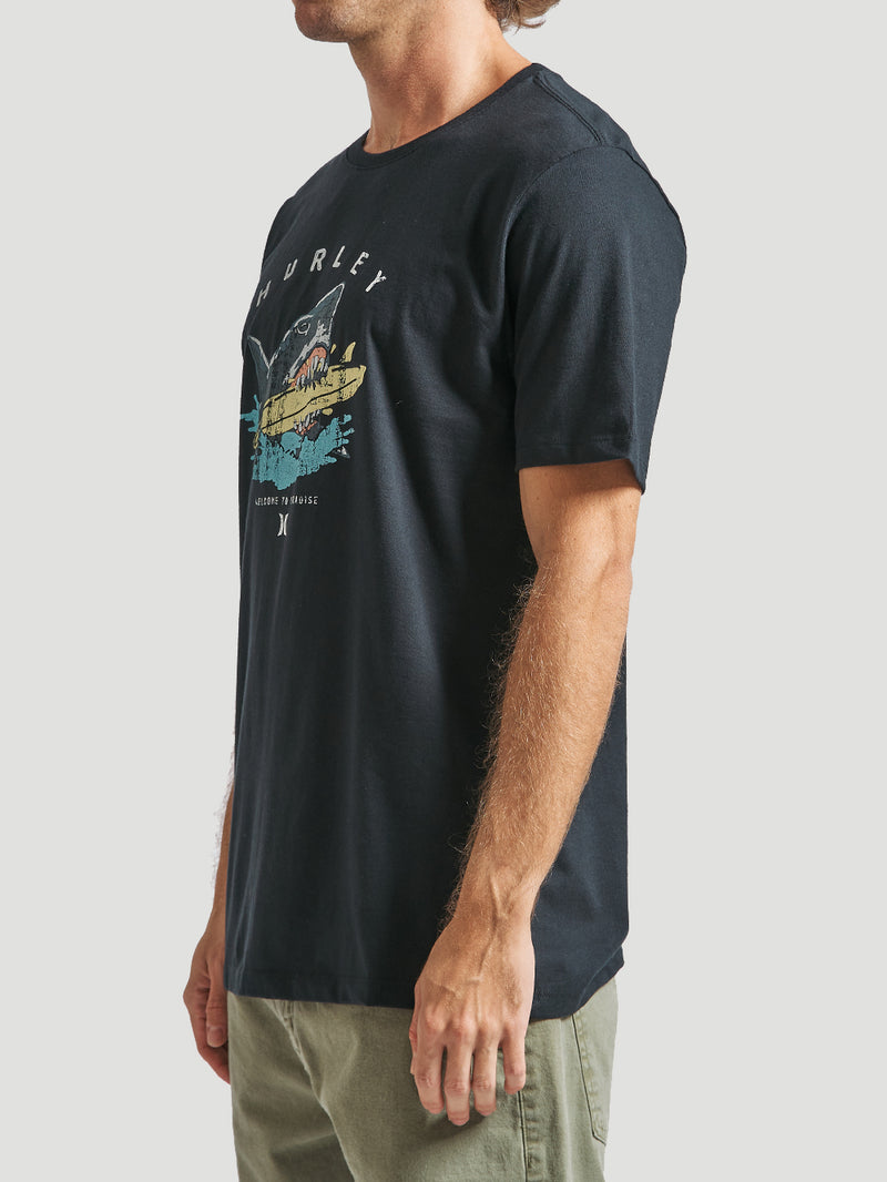 Camiseta Hurley Jaws Preta
