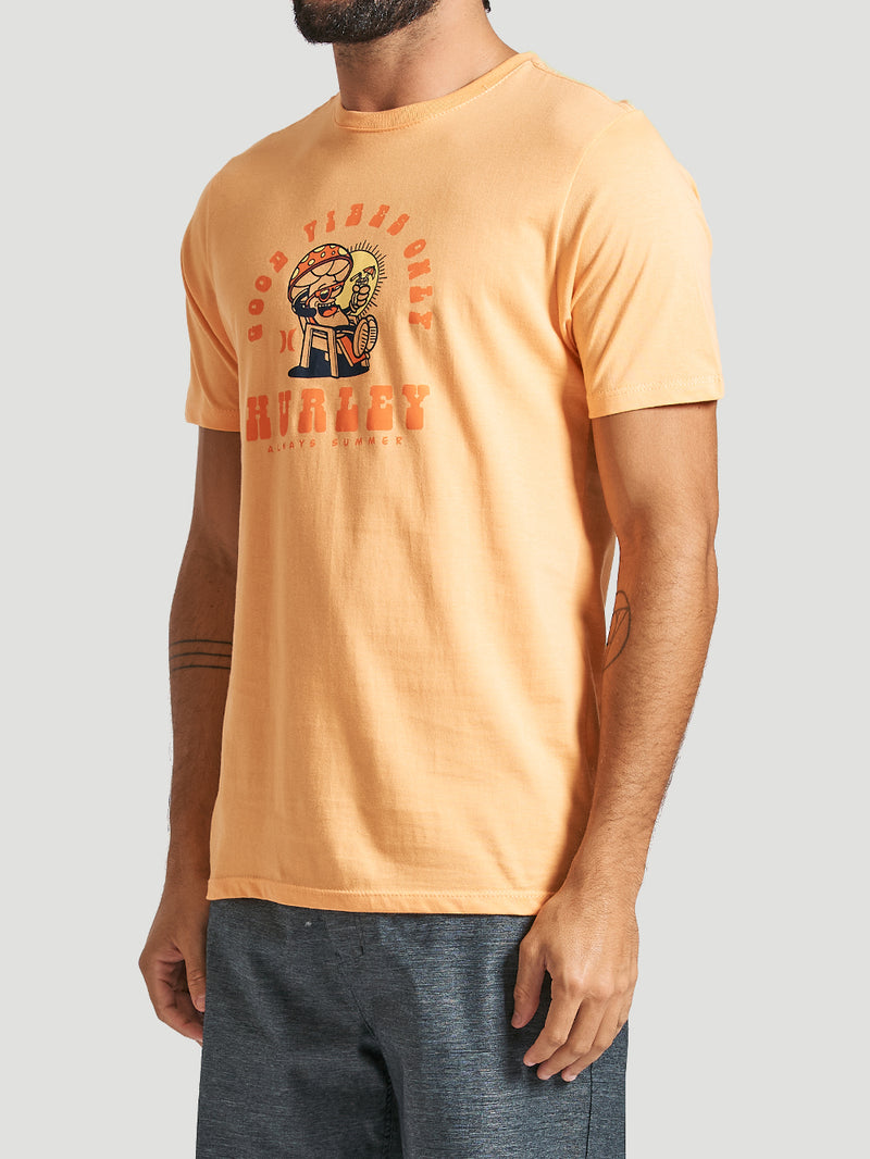 Camiseta Hurley Mushsun Laranja