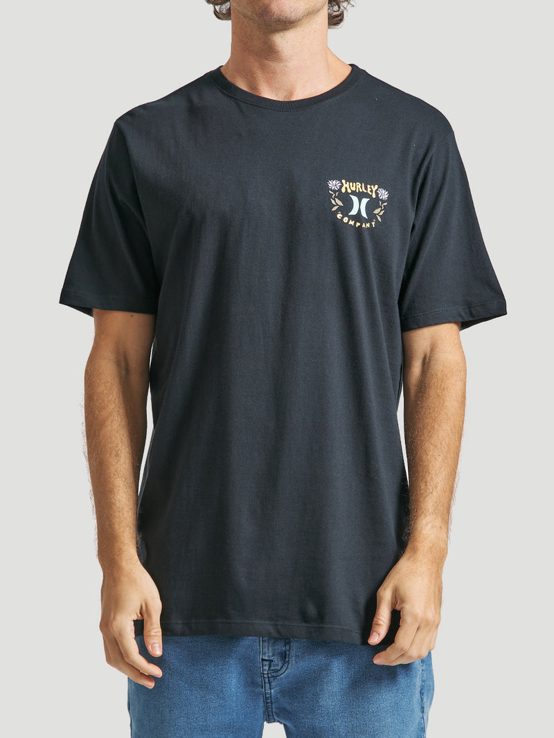 Camiseta Hurley Wood Preta