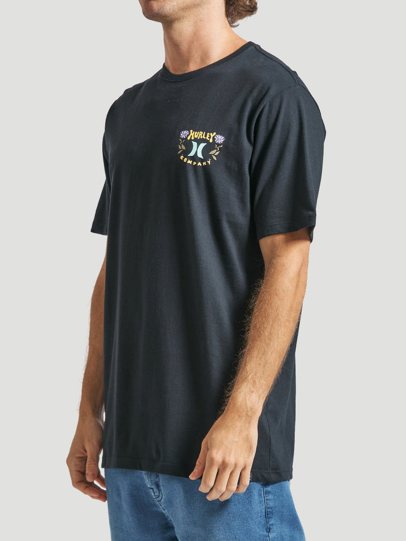 Camiseta Hurley Wood Preta