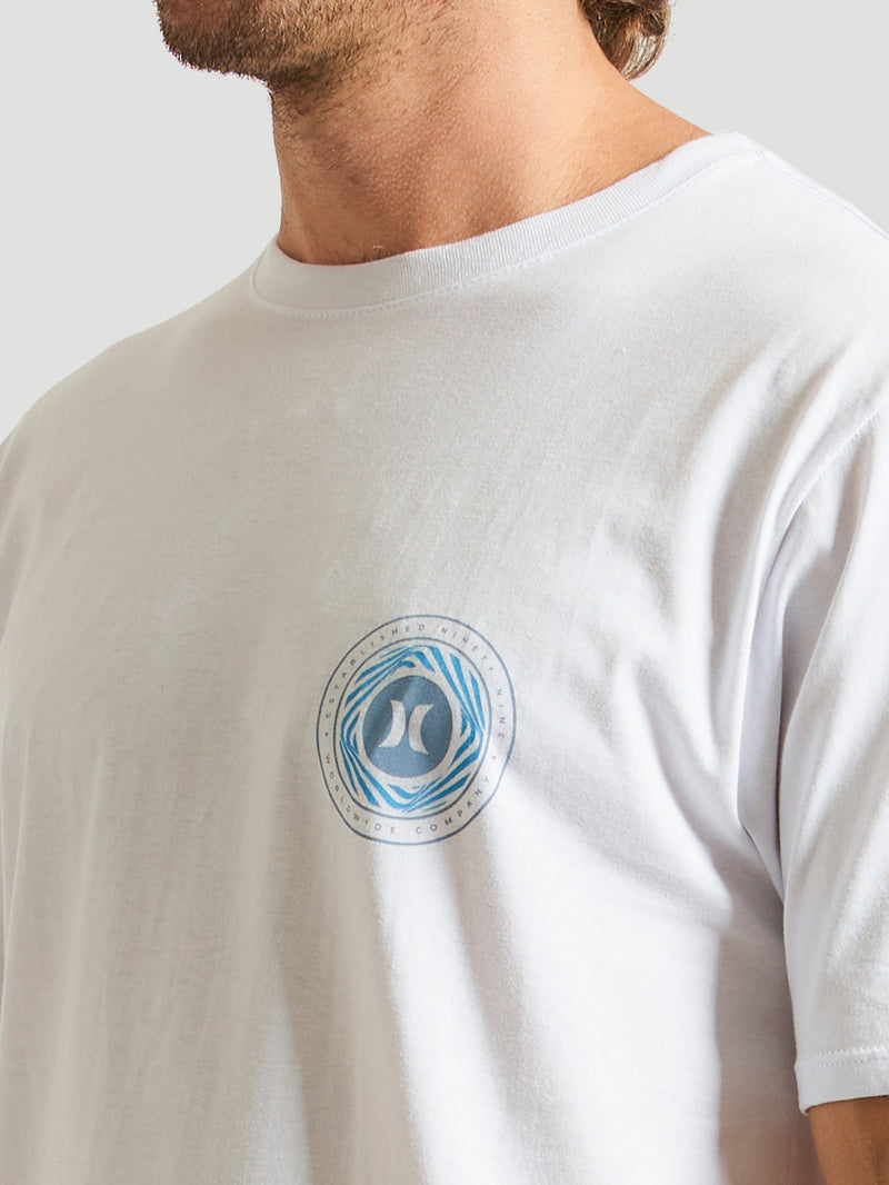 Camiseta Hurley Spiral Branco