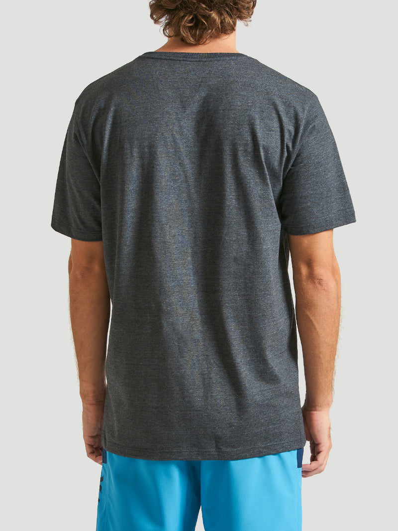 Camiseta Hurley Native Box Mescla Preto