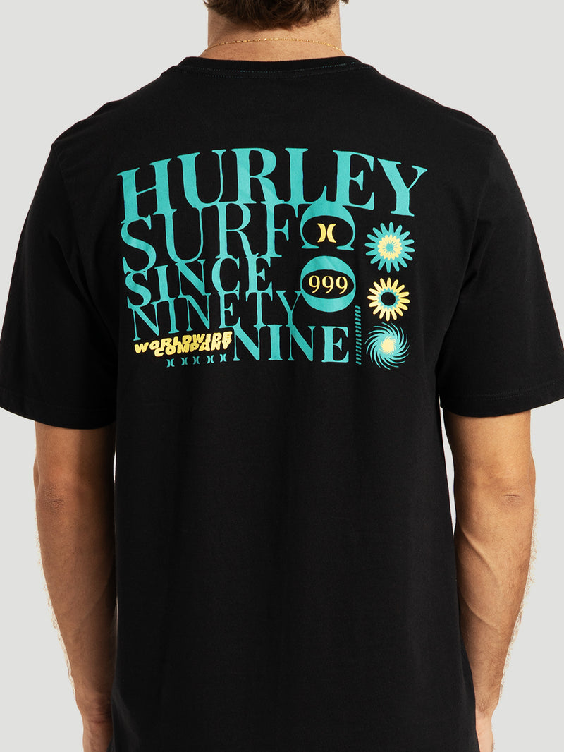 Camiseta Manga Curta Preta Hurley Simple