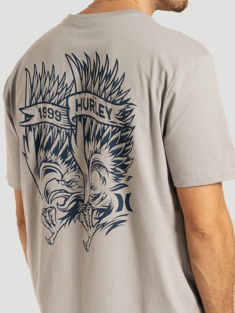 Camiseta Manga Curta Cinza Hurley Eagle