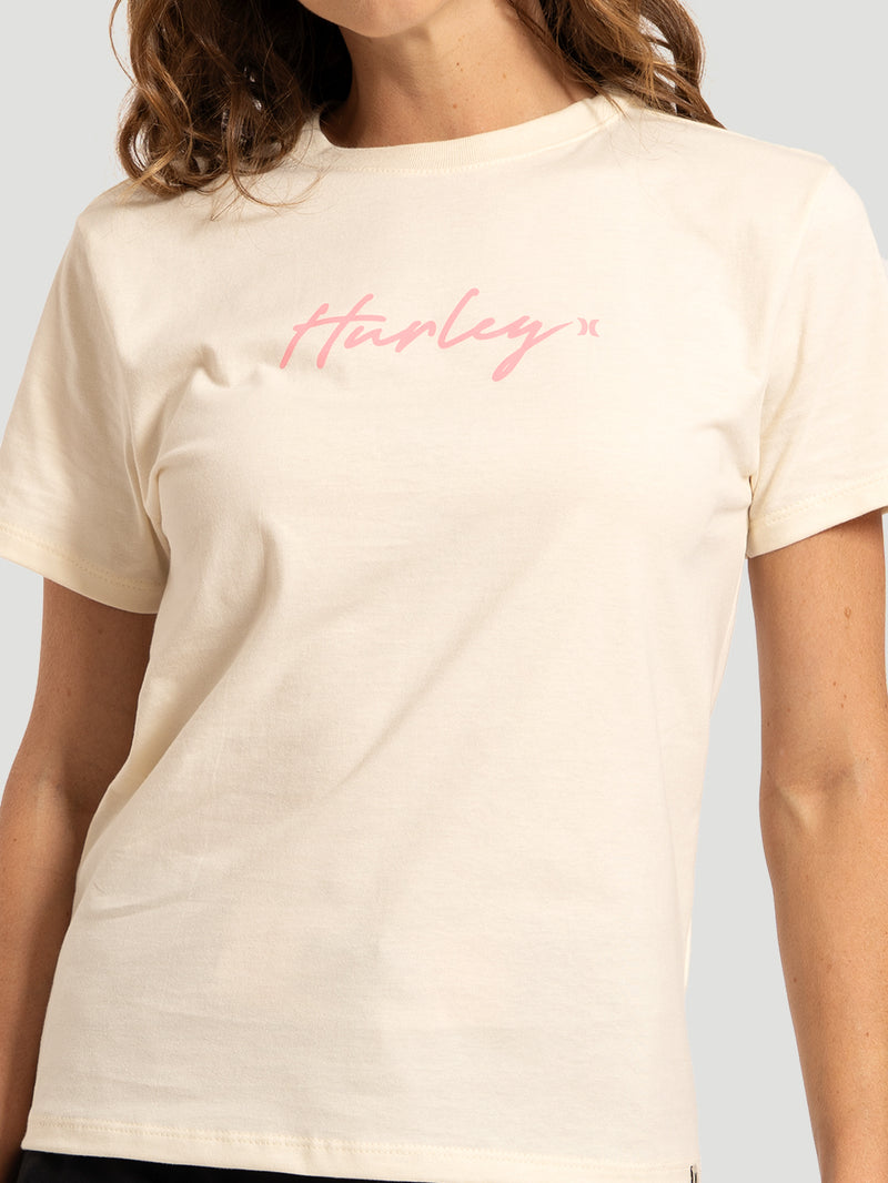 Camiseta Manga Curta Off White Hurley Line