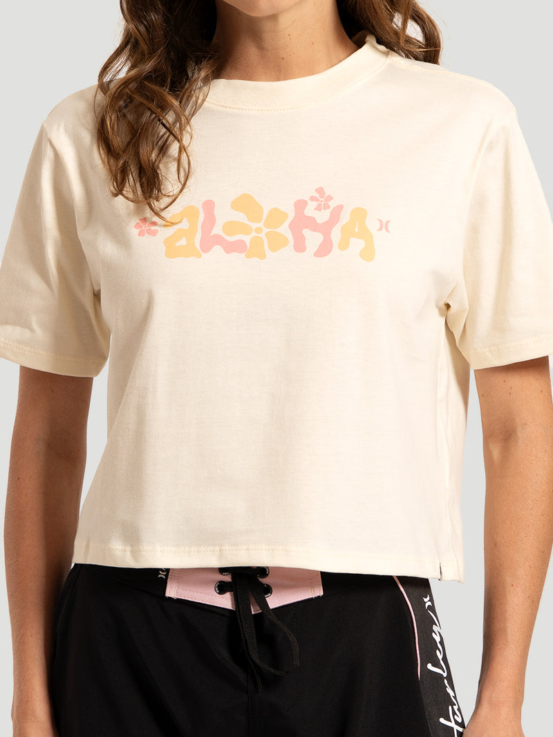 Camiseta Manga Curta Off White Hurley Aloha