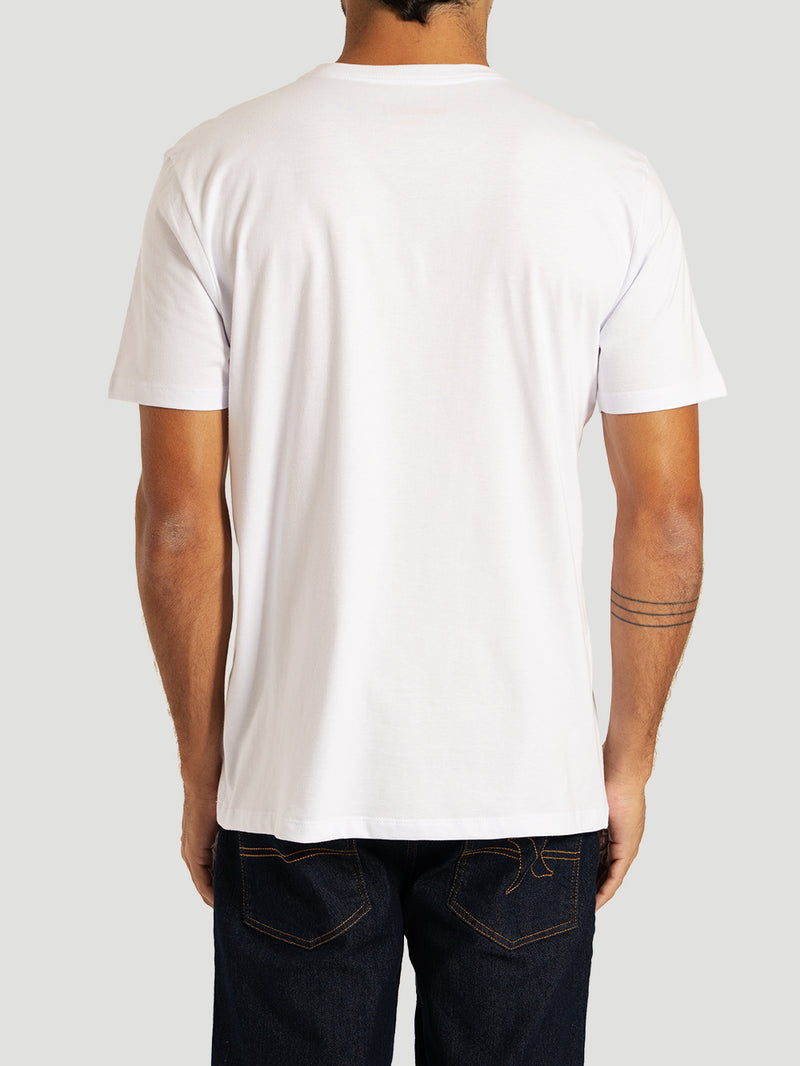 Camiseta Manga Curta Branca Hurley Icon