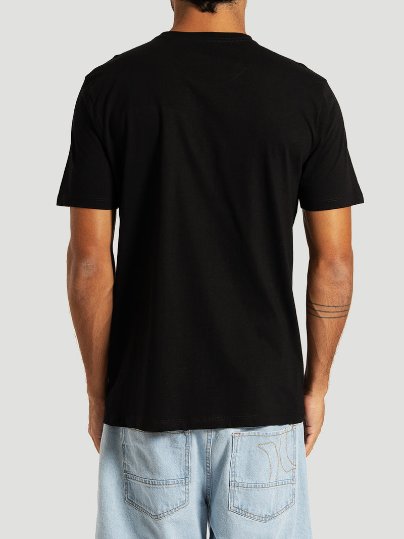 Camiseta Manga Curta Preta Hurley Icon