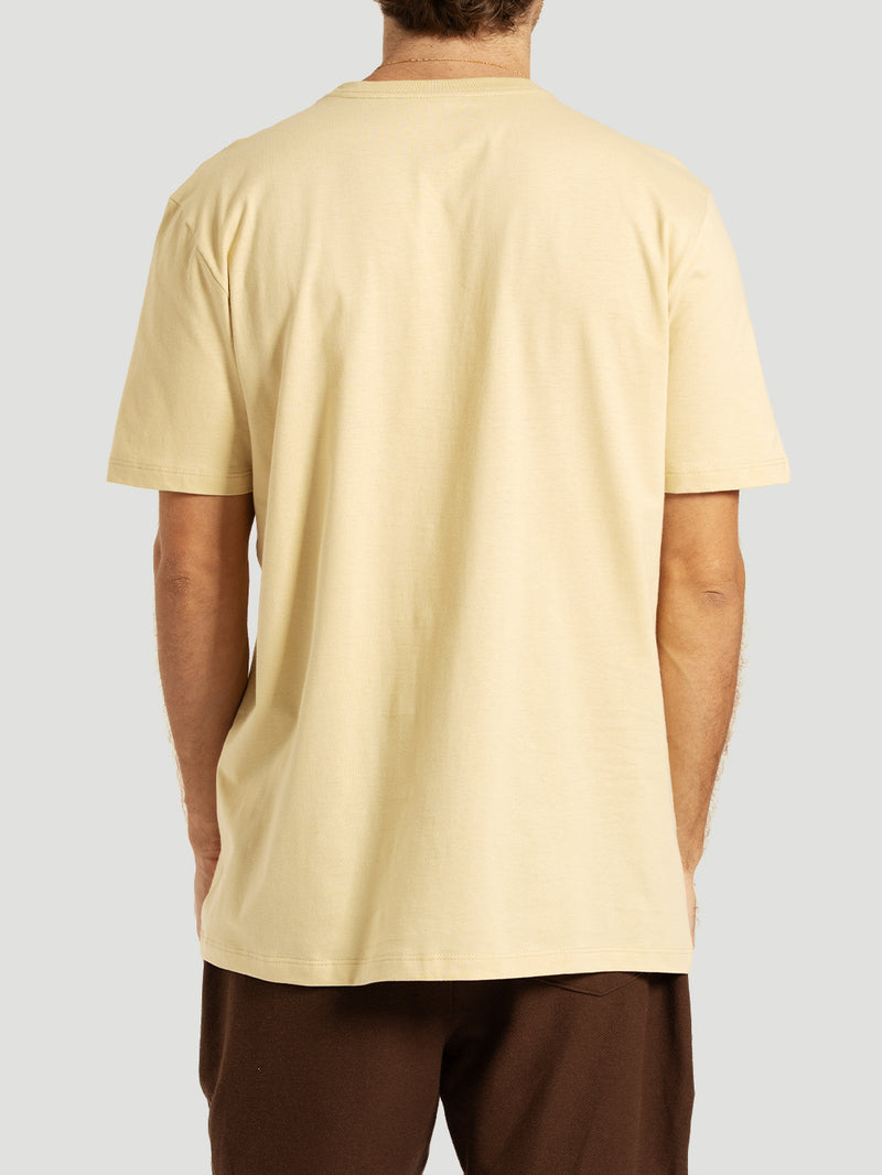 Camiseta Manga Curta Bege Hurley Icon