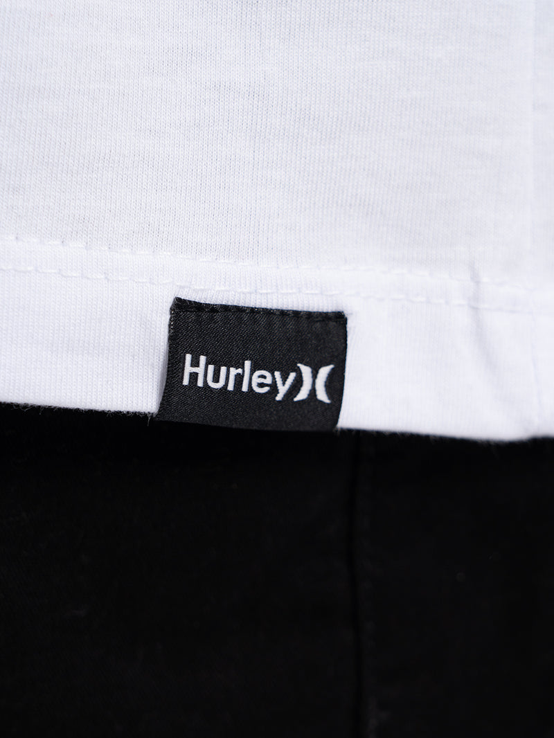 Camiseta Manga Curta Hurley O&O Solid Branca