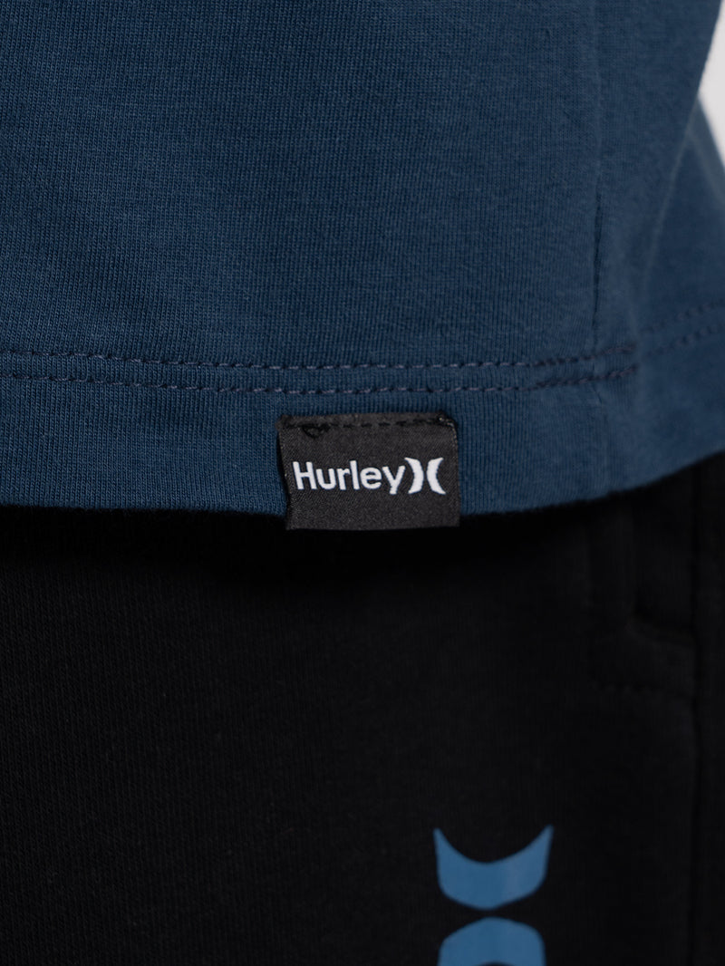 Camiseta Manga Curta Hurley New Flower Azul Marinho
