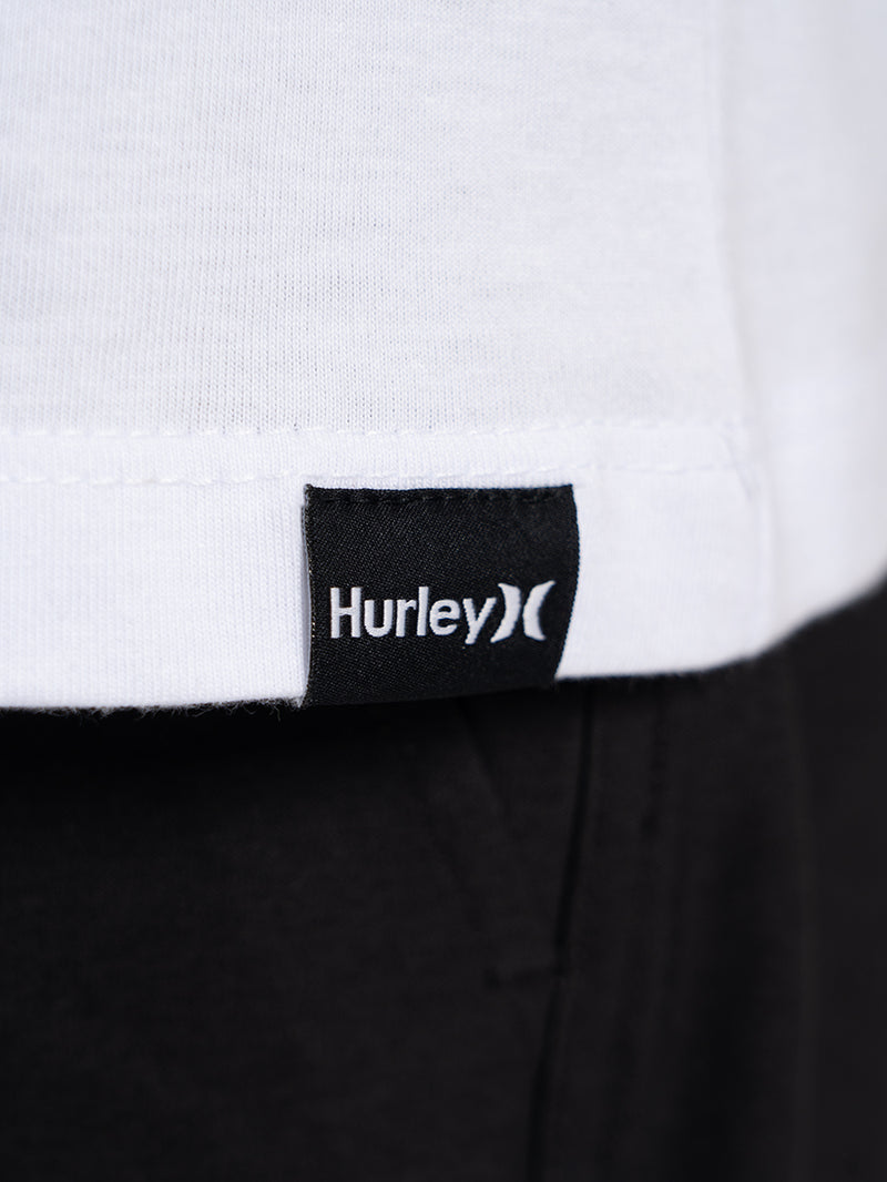 Camiseta Manga Curta Hurley Wizard Branca