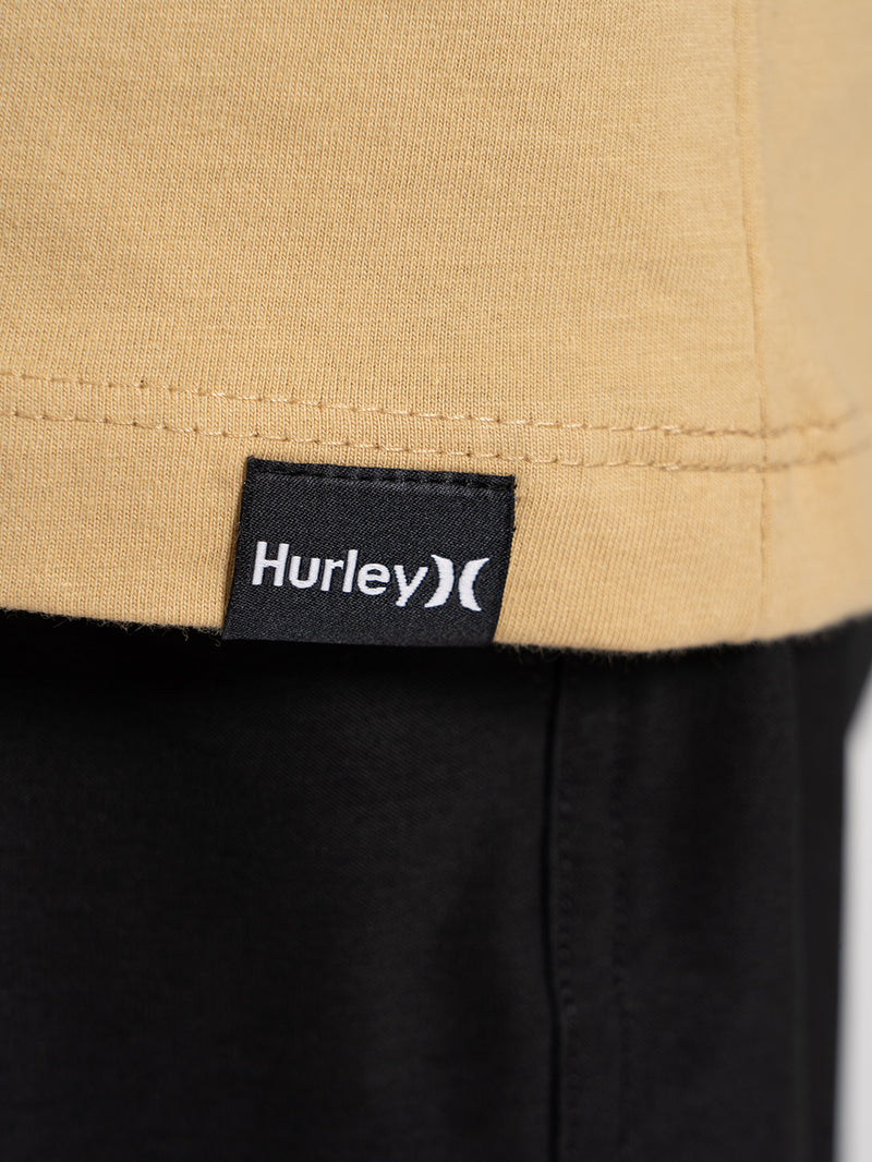 Camiseta Manga Curta Hurley Wizard Bege
