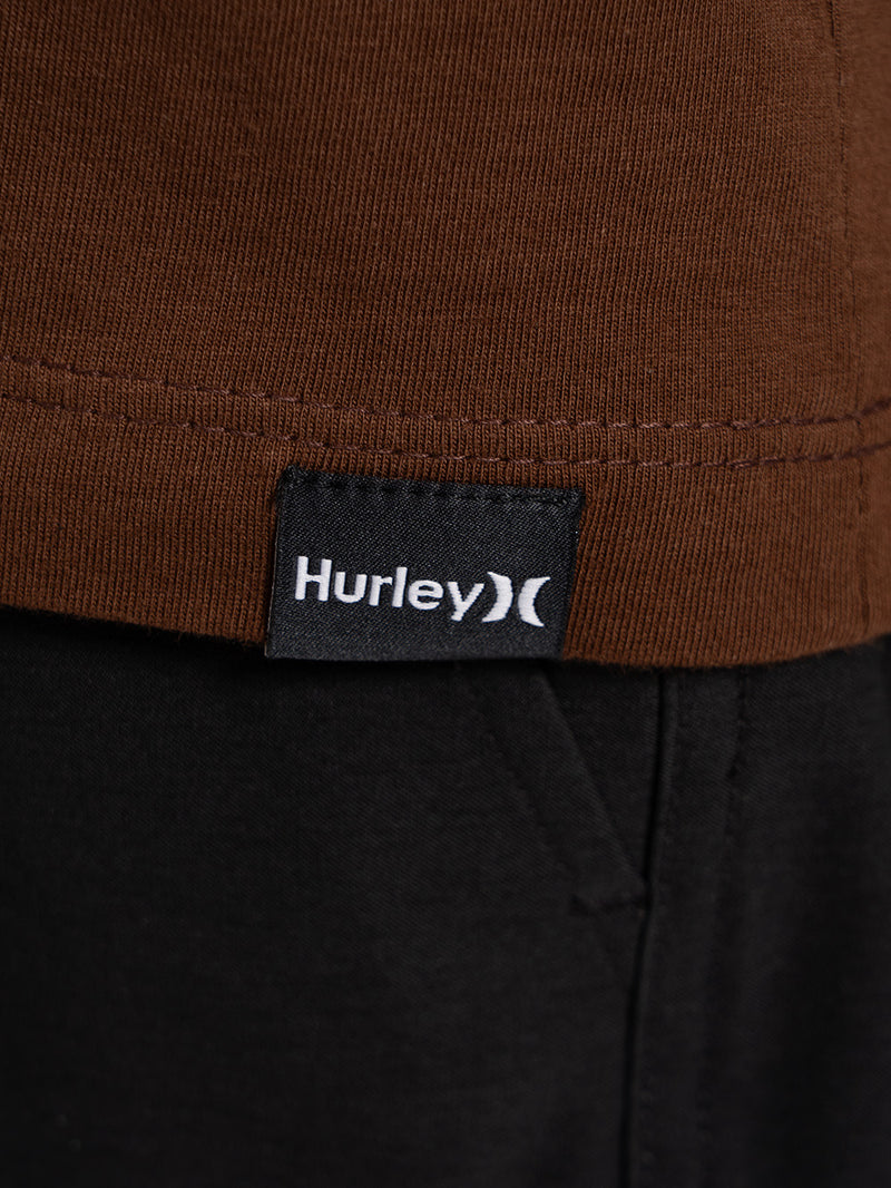 Camiseta Manga Curta Hurley Nine Nine Marrom