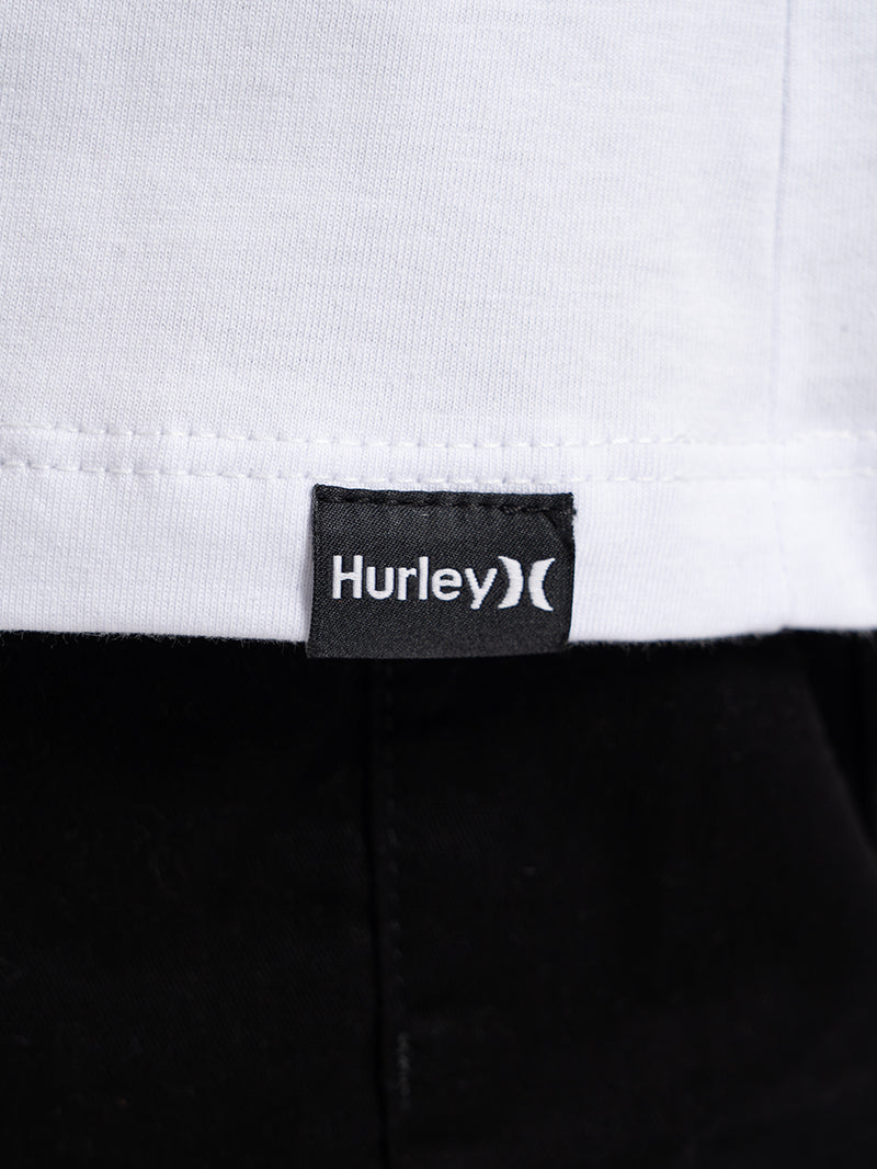 Camiseta Manga Curta Hurley O&O Classic Branca