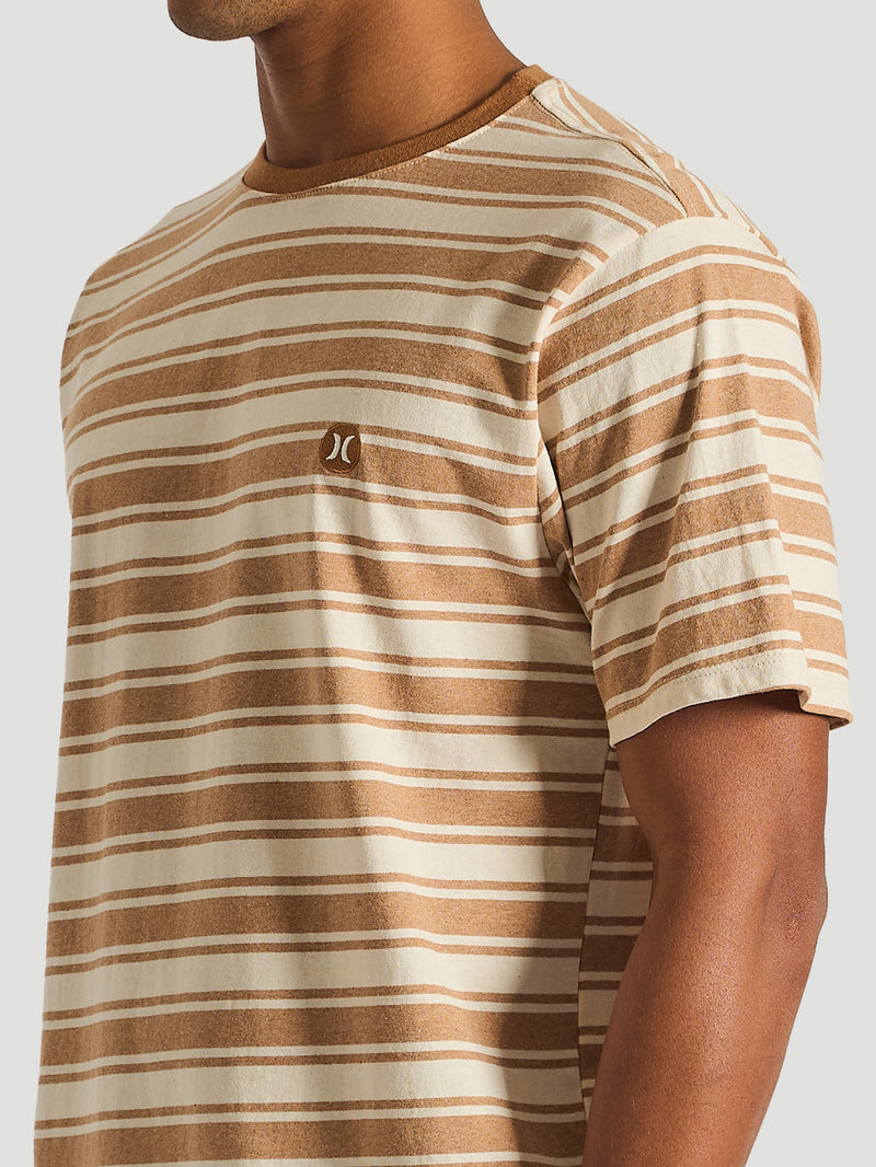 Camiseta Especial Hurley Earth Stripe Creme