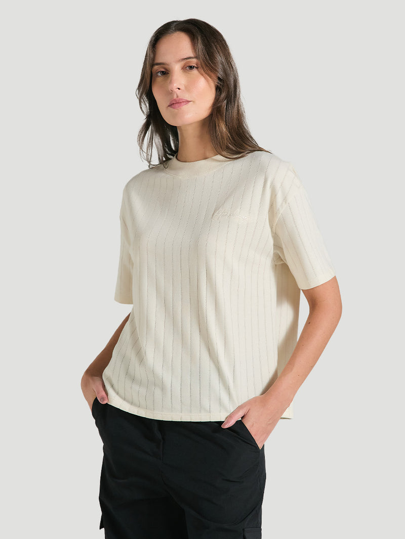 Blusa Cropped Oversized Off White Hurley Soul