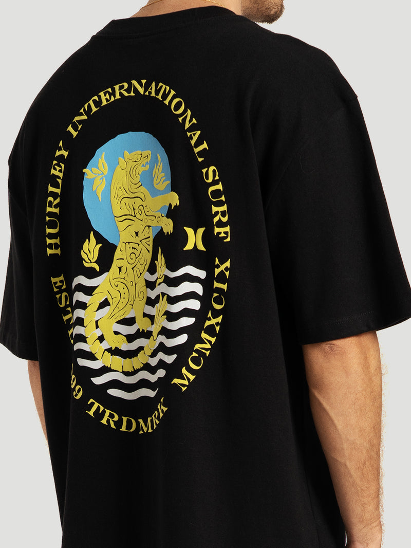 Camiseta Especial Preta Hurley Wheels