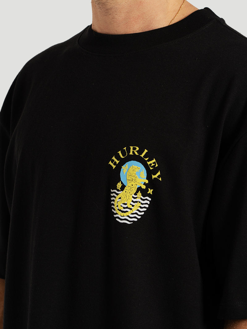 Camiseta Especial Preta Hurley Wheels