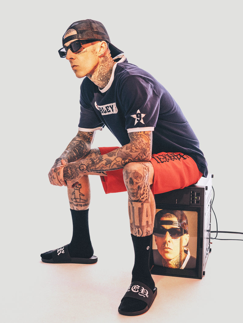 Hurley x Travis Barker Camiseta Especial Blink Ringer