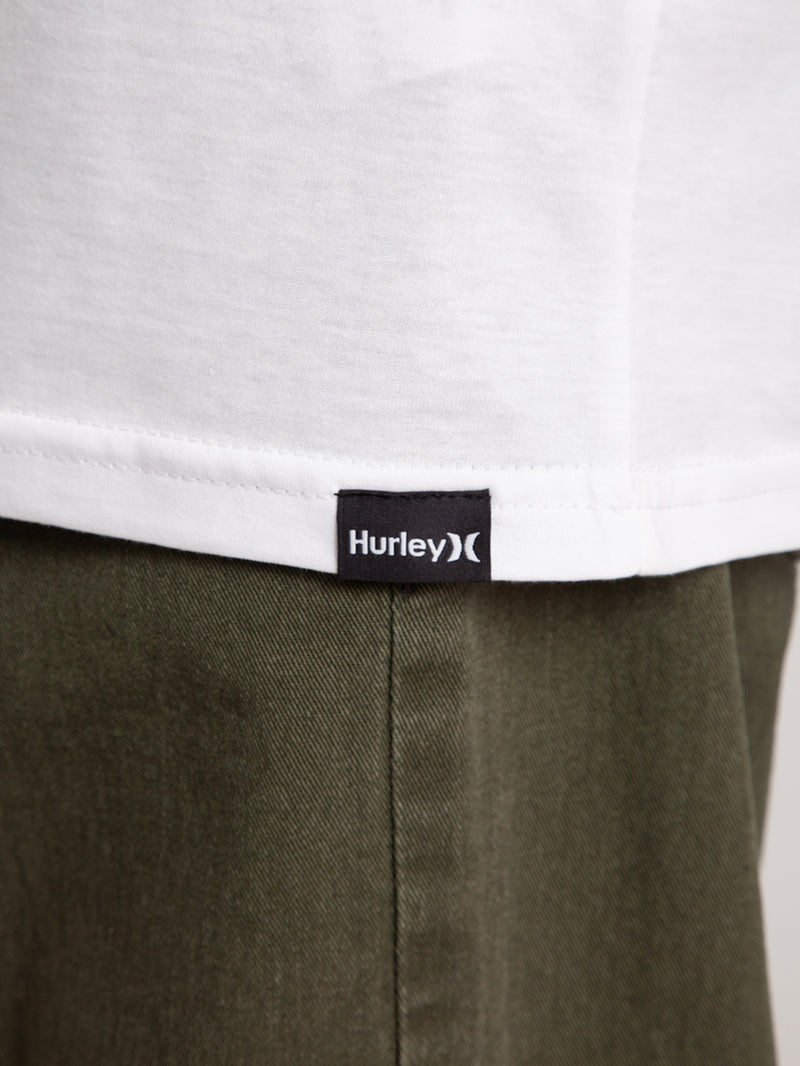 Camiseta Especial Hurley Innovate Algodão Peruano Branca