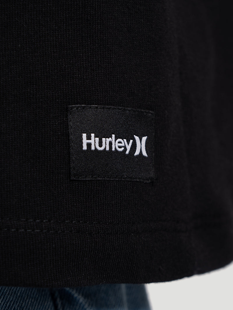 Camiseta Max Fit Hurley x Shibuya Signature Stripe Preta