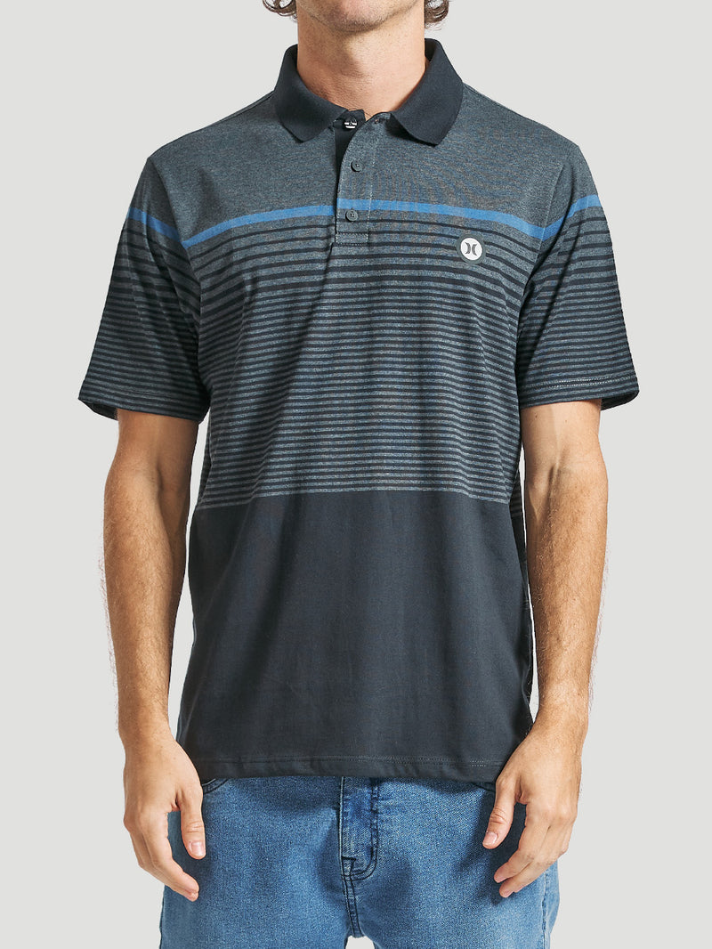 Polo Hurley Load Cinza