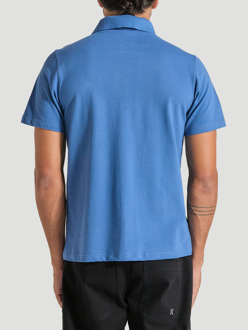 Camisa Gola Polo Azul Hurley Weekend