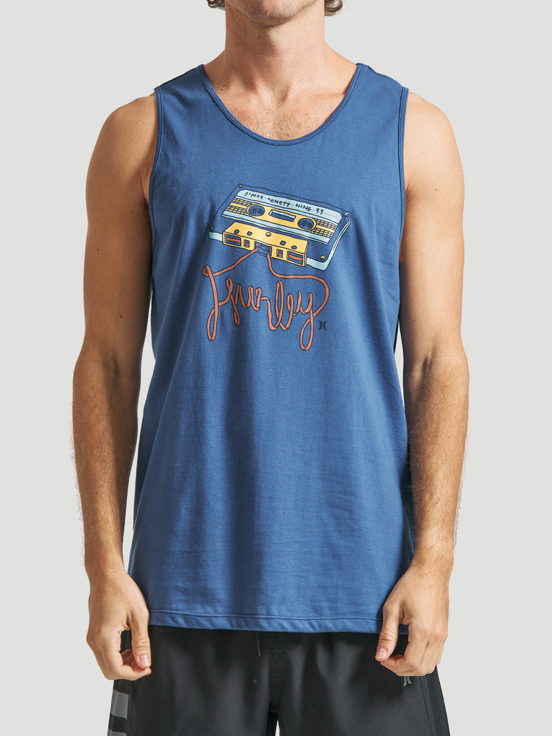 Regata Hurley Tape Marinho
