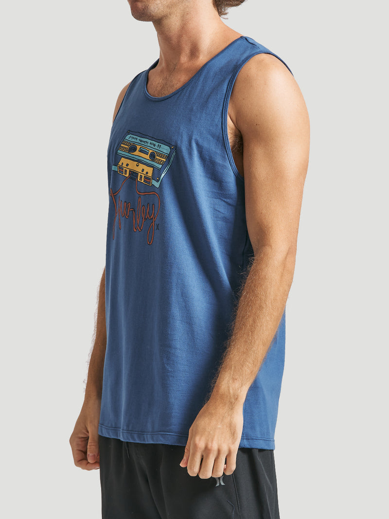 Regata Hurley Tape Marinho
