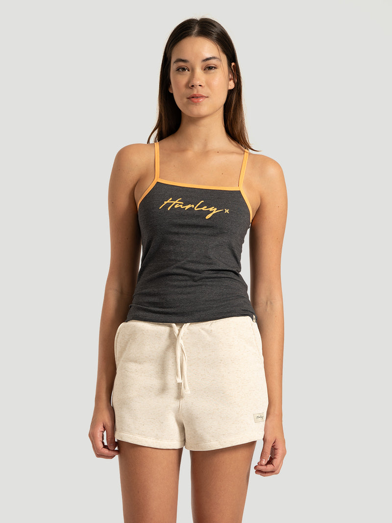 Regata Hurley Line Mescla Preto