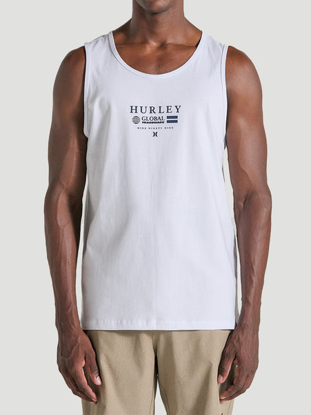 Regata Branca Casual Hurley Globo