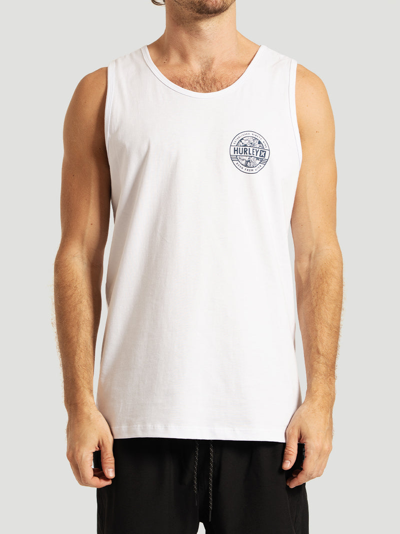 Regata Branca Hurley Sticker