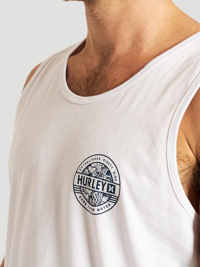 Regata Branca Hurley Sticker