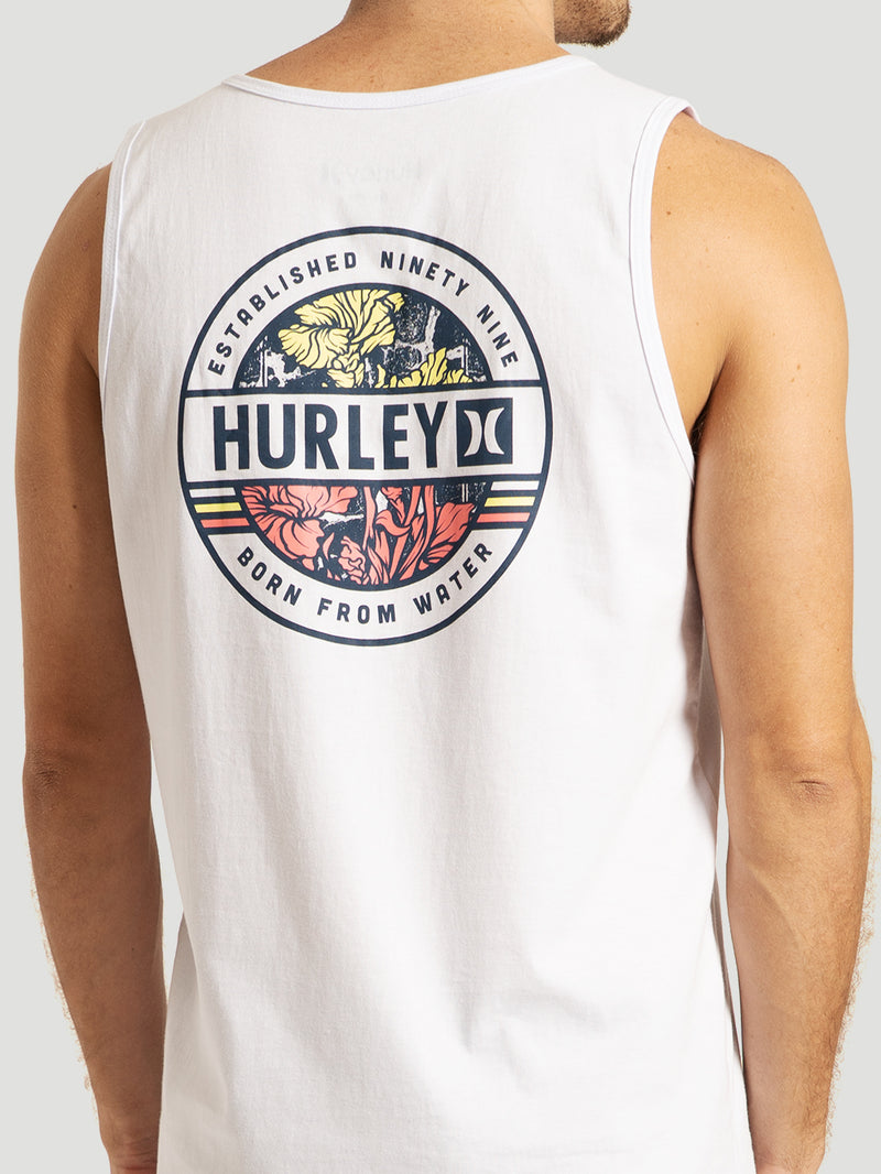 Regata Branca Hurley Sticker
