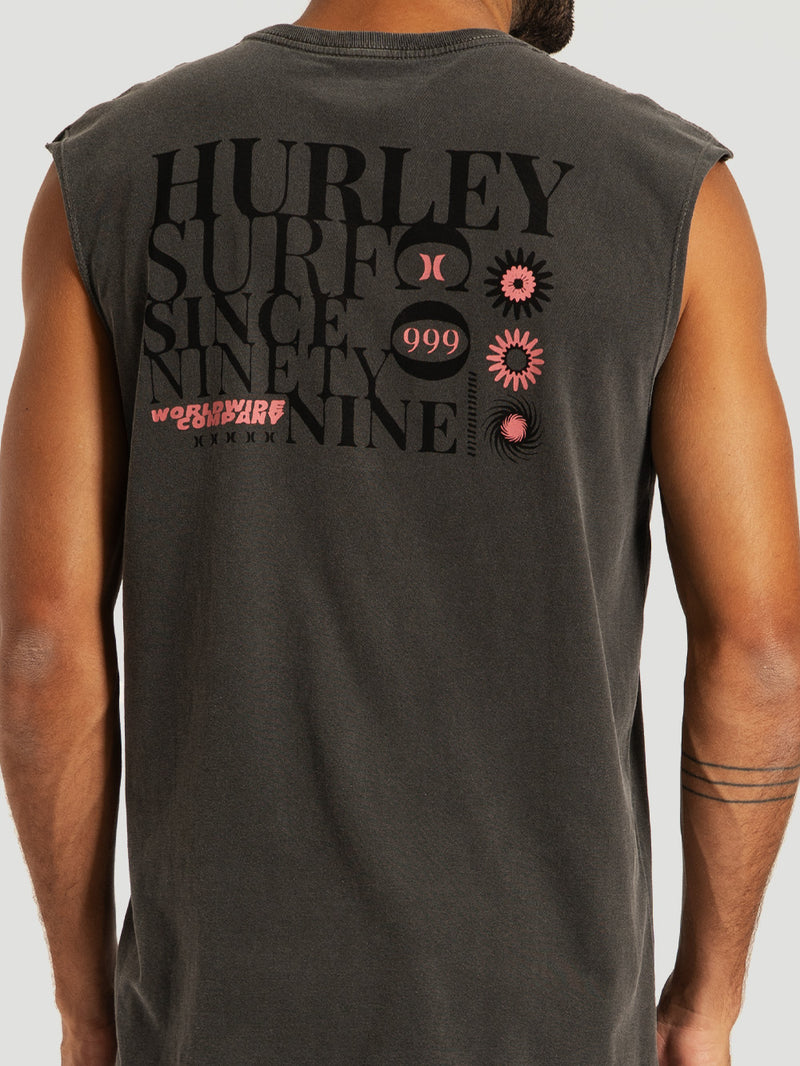 Regata Especial Preta Hurley Letters