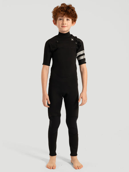 Long John Juvenil Hurley Advant 2/2mm SS Fullsuit Preto
