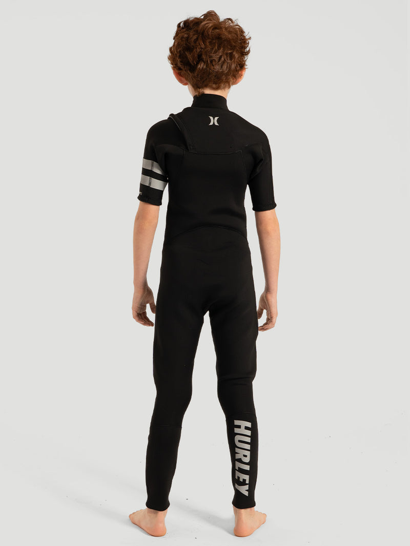 Long John Juvenil Hurley Advant 2/2mm SS Fullsuit Preto
